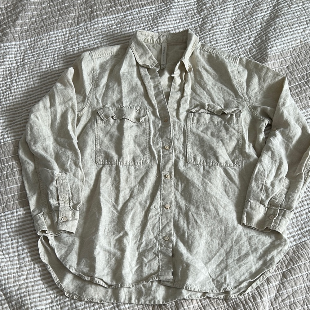 The Group By Babaton Linen Shirt